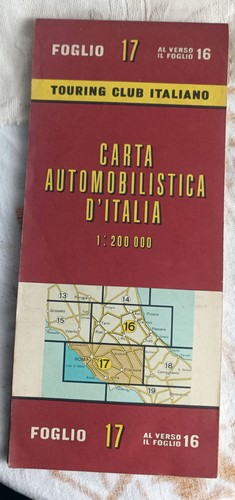 Carta automobilistica italia - automobilistica, d'italia