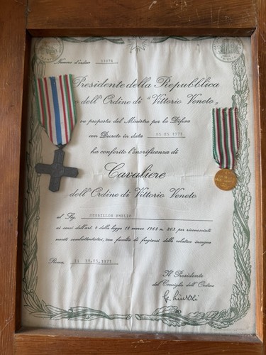Medaglia oro croce cavaliere - medaglia,