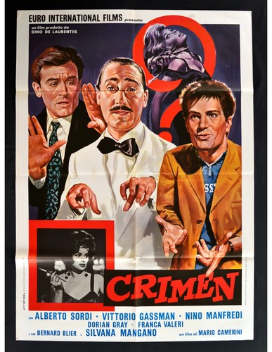 Manifesto crimen alberto sordi - manifesto,