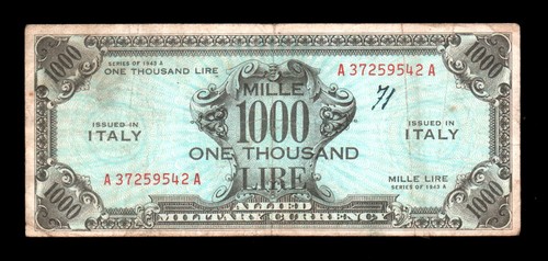 Banconota ocupazione 1000 - [nc],
