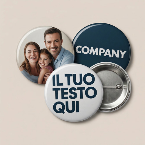 Spilla personalizzata 5cm - spilla, personalizzata/e