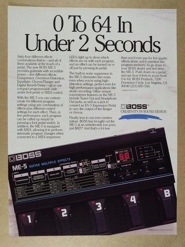 Pubblicità boss 1988 - boss,