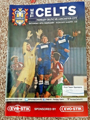 Farsley celtic lancaster - farsley,