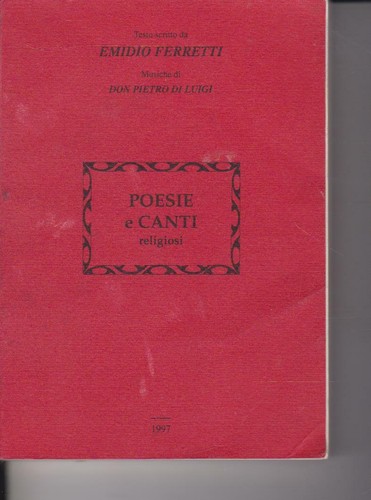 Poesie canti religiosi - canti,