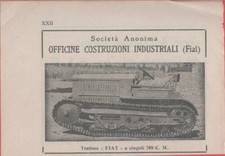 Trattore FIAT a cingoli 708/C.M. Pubblicità 1940