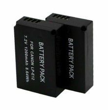 2PACK Batteria LP-E12 per