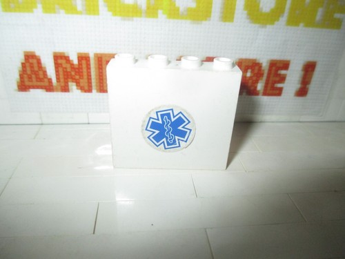 Lego panel 1x4x3 blue - 1x,
