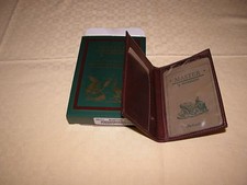 Portafoglio nuovo in pelle marrone, MASTER by NANNIN, a