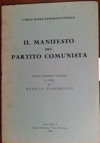Marx engels 1944 manifesto - marx,