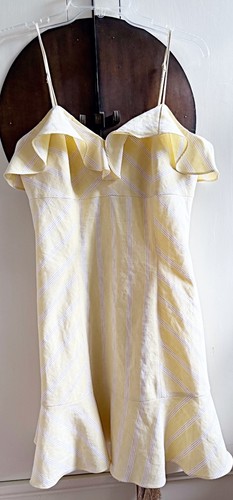 Abito estivo lino giallo - abito,