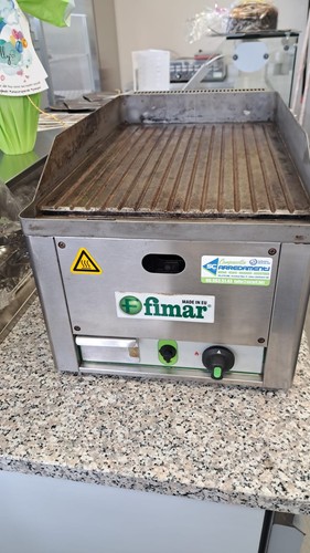 Piastra rigata gas banco - da,