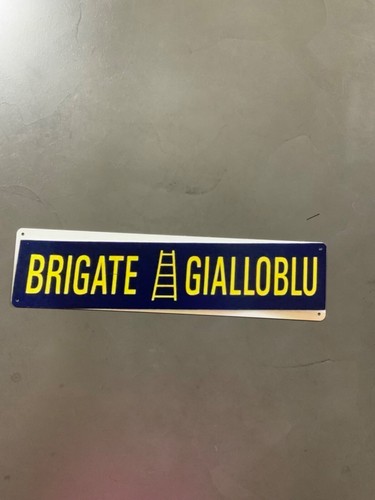 Targa metallo brigate - targa, “brigate