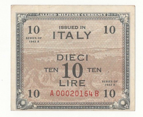 Lire serie 1943 a - 10, am