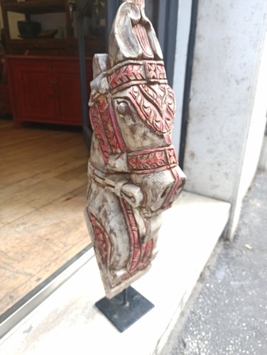 Cavallo antico testa legno - testa,