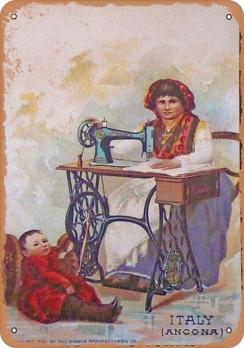 Insegna metallo 1892 - insegna,
