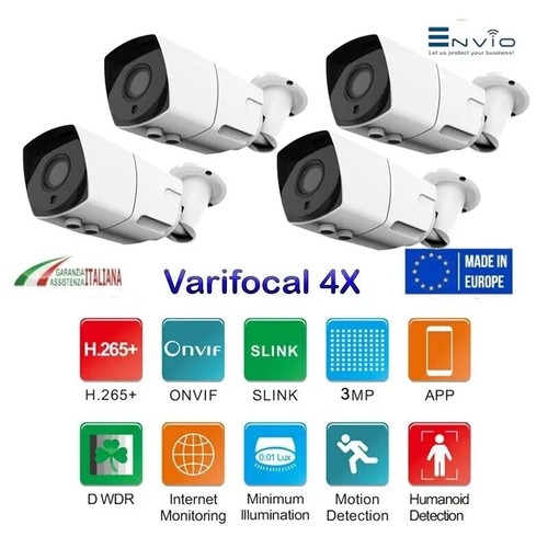 Kit videosorveglianza 4 - ,