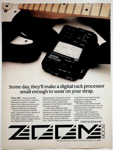 Zoom 9002 processore - 9002, effetti