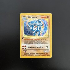 Pokemon Card Machamp Holo 1a edizione 8/102 Set Base ITA italiano played PL