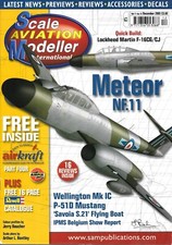 Scale Aviation Modeller V11 N12 Meteor NF.11 Savoia S.21 Flying Boat F-16CG CJ