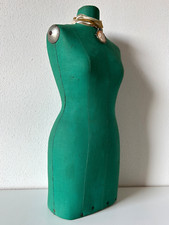 MINIATURA MANICHINO BUSTO DONNA SARTORIALE VINTAGE ANNI 1900 ANTIQUE S MANNEQUIN