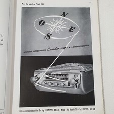 CONDOR CONDORINO AUTO AUTORADIO  - VECCHIA PUBBLICITA' ADVERT - ATA