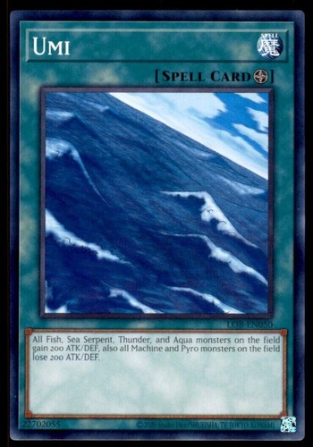 Yugioh umi lob en050 - umi, legend