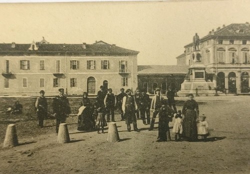 1875 biella piazza - piazza, cavour