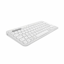 Tastiera Bluetooth con Supporto per Tablet Logitech K380 Francese Bianco AZERTY