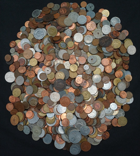 Monete mondiali lotto - monete, kg