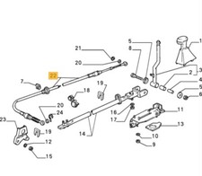 CAVO FUNE LEVA CAMBIO FIAT
