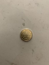 Moneta da 1 centesimo Tedesca RARA. Coniata con metallo oro.