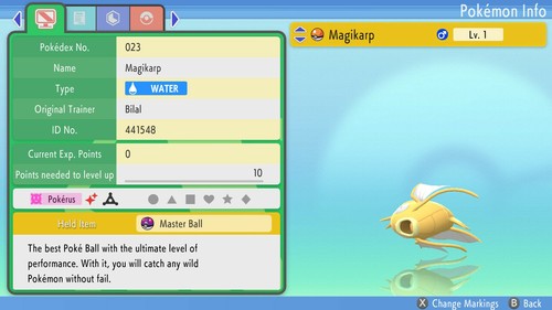 Pokemon magikarp ultra - ultra, lucido