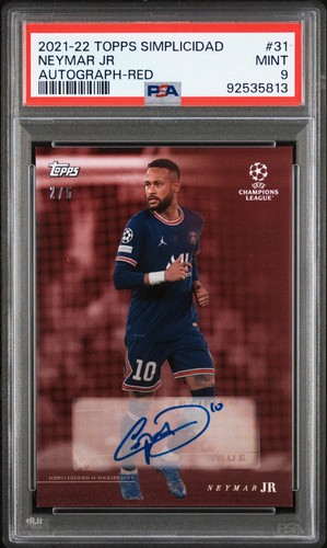 Neymar auto 5 topps - /5,