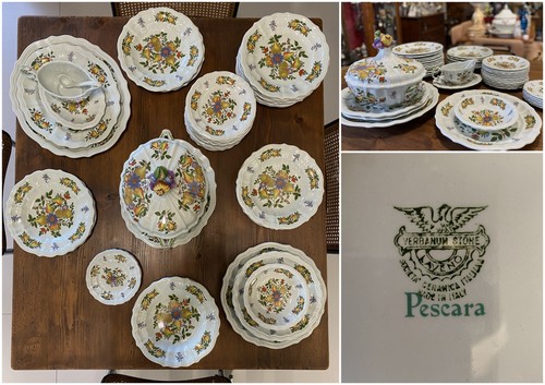 Servizio piatti vintage pers - vintage, 6
