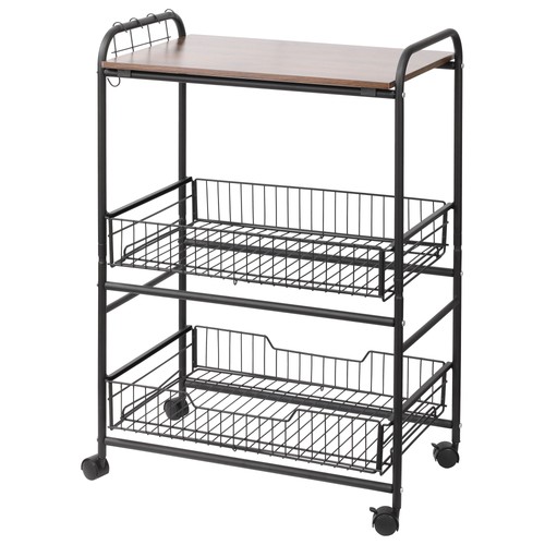 Homcom carrello portavivande - carrello,