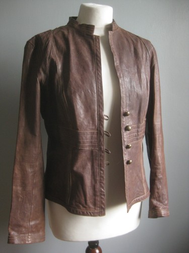 Steampunk real leather - leather, jacket