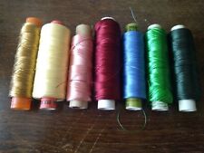 STOCK FILATI - VISCOSA 7 ROCCHETTI PICCOLI PER CUCITO (APERTI)