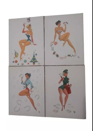 Vintage divito pin girls - vintage, pin-up
