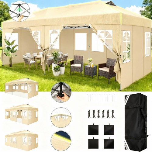 Gazebo pieghevole 3x6m - gazebo,