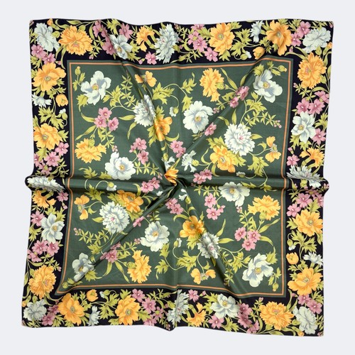 Sciarpa batik floreale - batik, seta