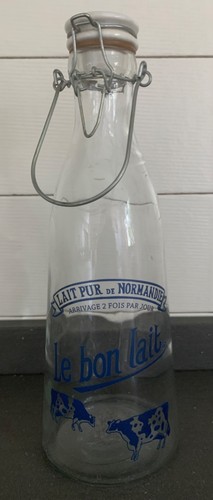 Bottiglia latte vintage - bottiglia, in