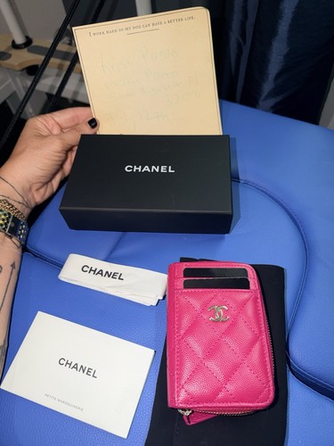 Chanel porta carte - , cerniera