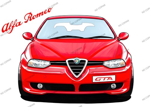 Alfa romeo 156 gta - alfa, cuadro