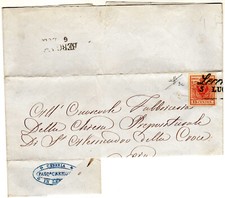 ANTICHI STATI ITALIANI - LOMBARDO VENETO, Storia Postale, #3c.