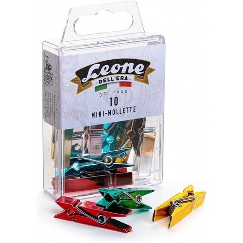 Mini mollette plastica con - in,