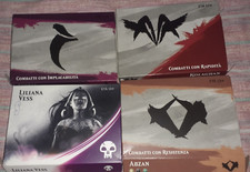 LOT MAGIC THE GATHERING 4 SET CARTE LILIANA VESS,SULTAI,ABZAN,KOLAGHAN,DADI,PINS
