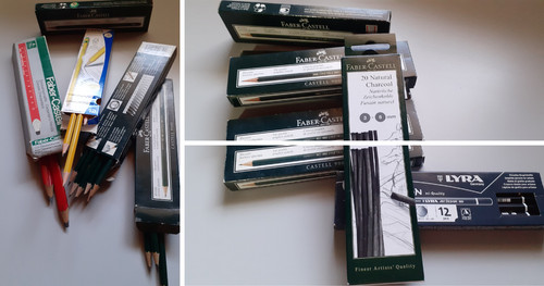 Lotto matite artistiche - lotto,