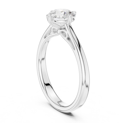 Anello solitario diamante - 1, ct