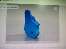 supporto della leva di apertura del cofano per Alfa Romeo 159 Brera Spider 3D