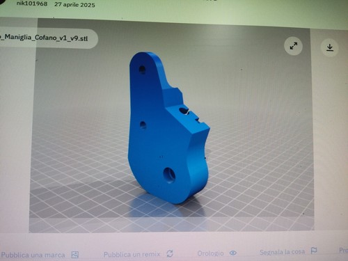 Supporto della leva - leva, di